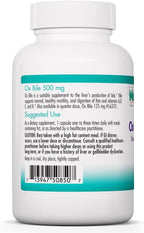 NutriCology Bilis de Buey 500 mg - Concentrado de Bilis de Buey - 180 Cápsulas Vegetarianas