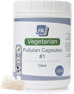 Cápsulas Vegetales Vacías de Pullulano - Talla 1 - 1000 Unidades
