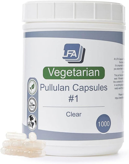 Cápsulas Vegetales Vacías de Pullulano - – Disolución rápida: Las cápsulas de pullulano se descomponen más rápido – Image 1