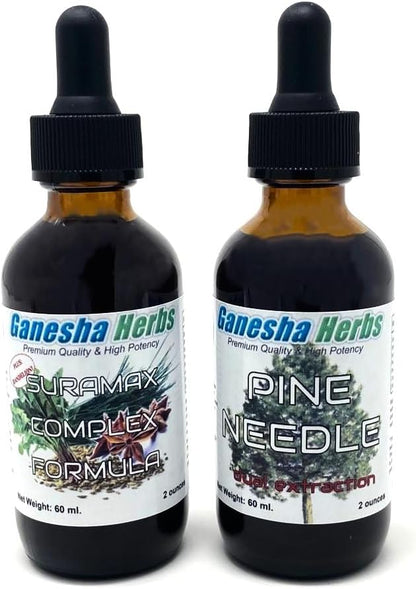 SURAMAX Fórmula Compleja de Agujas de Pino – Alcohol de grano y agua de manantial: Vehículos inertes que extraen y – Image 9