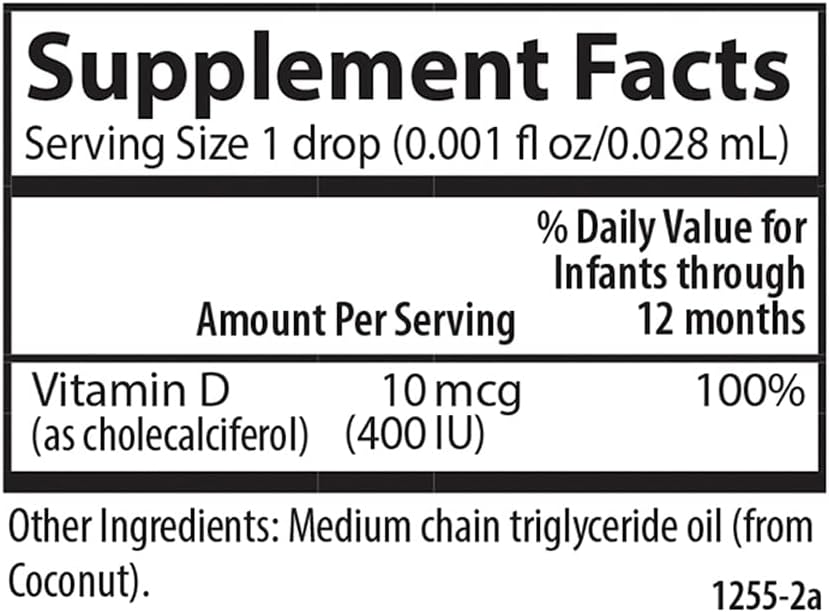 Carlson Laboratories Super Daily D3 for Baby, 0.086 fl oz