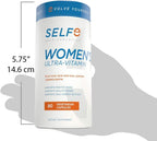 Selfevolve Women's Ultra-Vitamin Multivitamínico para Mujeres - Mezcla de Nutrientes Esenciales con Saúco, Vitamina C, Zinc y Vitamina D - 90 Cápsulas Vegetarianas