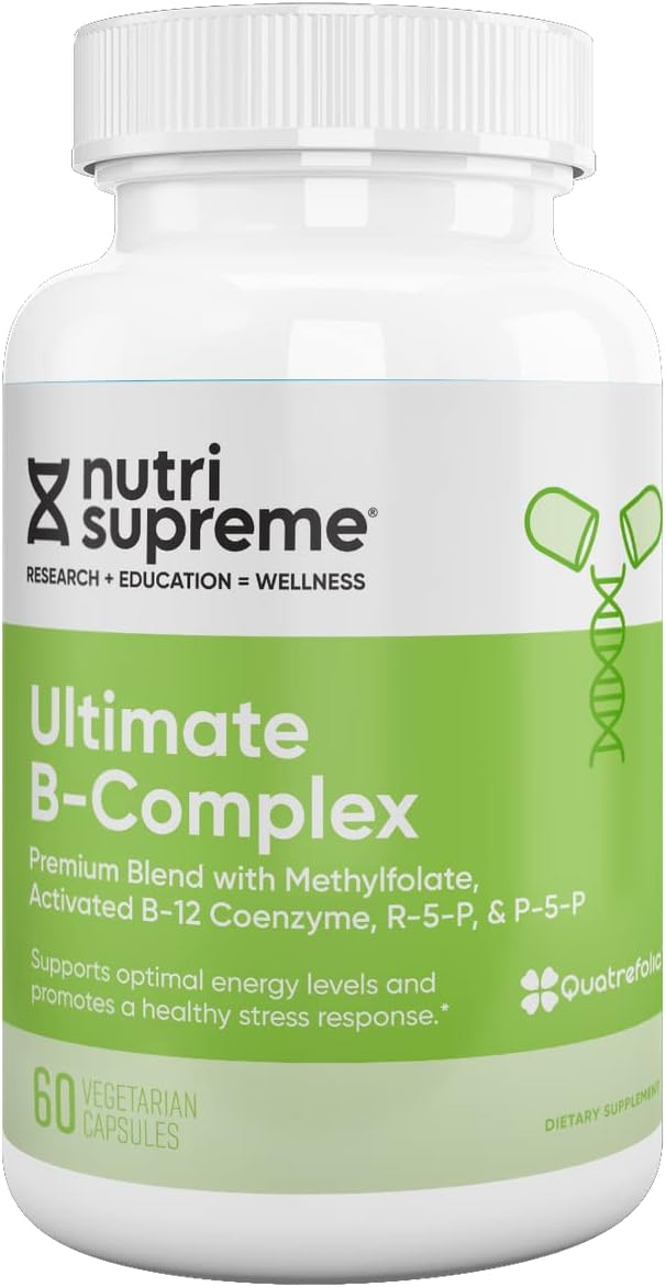 Nutri Supreme Ultimate B Complex - Complejo B con Metilfolato - 60 Cápsulas