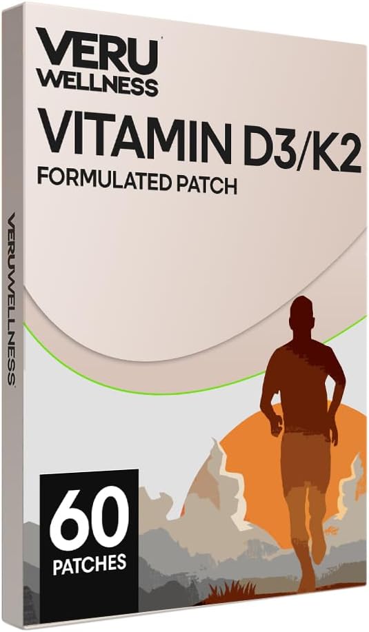 Veru Wellness Parche Esencial D3/K2 - 60 Parches