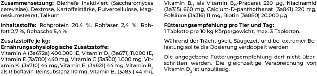 Canina V25 Vitamintabletten 200g