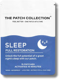 The Patch Collection® - Parches de Ayuda para el Sueño Profundo | Melatonina, Valeriana, Pasiflora, Magnesio | Vegano, Impermeable, Sin Látex (Pack de 15)
