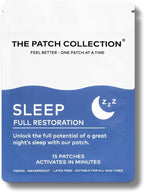 The Patch Collection® - Parches de Ayuda para el Sueño Profundo | Melatonina, Valeriana, Pasiflora, Magnesio | Vegano, Impermeable, Sin Látex (Pack de 15)