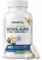 Natural Cure Labs Monolaurina Extra Strength 800 mg, 100 Cápsulas