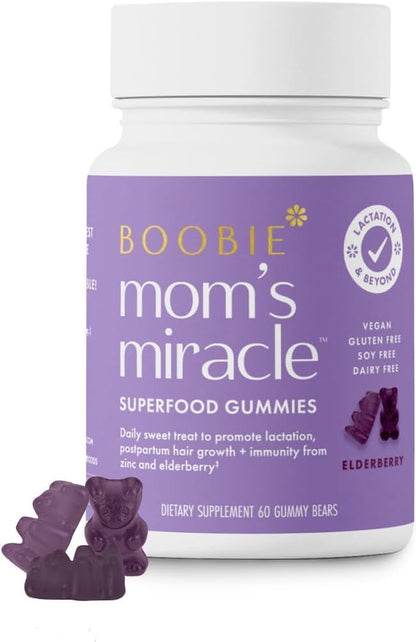Boobie Bears Gominolas de Lactancia con Moringa y Saúco, 60 uds – Image 1
