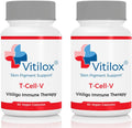 Vitilox Vitiligo T-Cell-V Cápsulas de Terapia Inmunitaria - Suministro para 4 meses