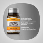 Piping Rock Luteolin Complex con Rutina | 50 Cápsulas | Vegetariano, No OGM, Sin Gluten