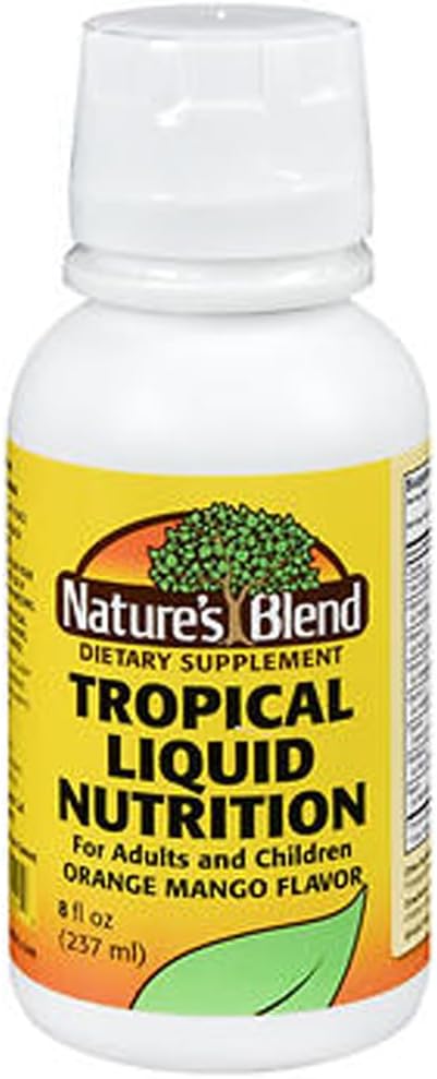 Nature's Blend Fórmula Multivitamínica Líquida Tropical 8 oz