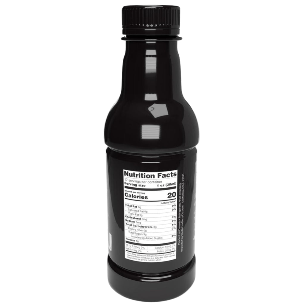 Zumo de Bayas Haskap 100% Prensado – Rico en Antocianinas, Polifenoles y Bioflavonoides – 500 ml