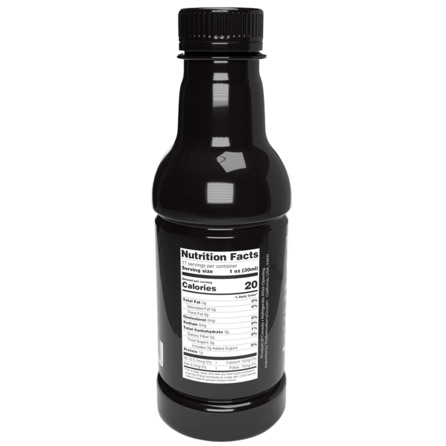 Zumo de Bayas Haskap 100% Prensado – Rico en Antocianinas, Polifenoles y Bioflavonoides – 500 ml