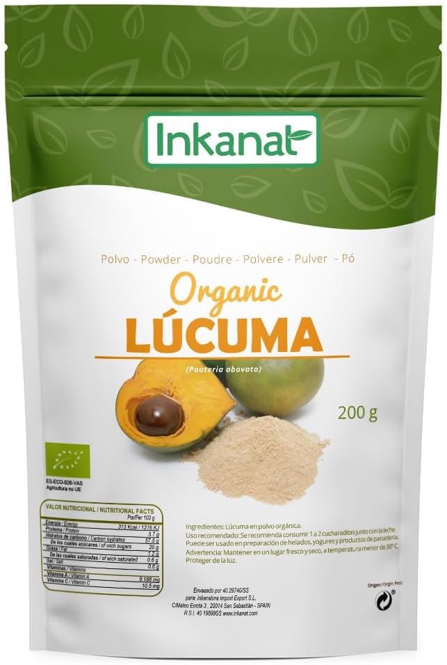 INKANAT Lucuma en Polvo Orgánica - 200g