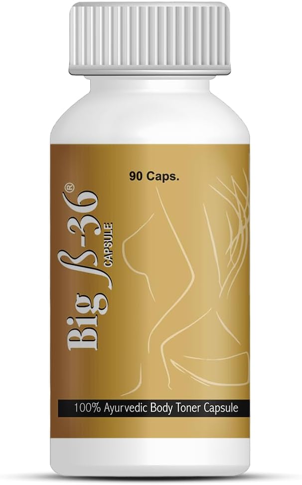 Big B-36 Cápsulas para Mujer (2 Paquetes de 90 Cápsulas) - Complemento Ayurvédico