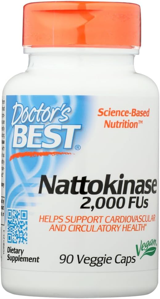 Doctor's Best Nattokinase 90 Cápsulas Veganas