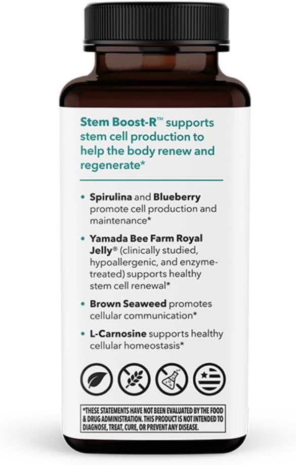 LifeSeasons Stem Boost-R – Apoyo Celular con Antioxidantes – 120 Cápsulas