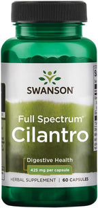 Swanson Full Spectrum Cilantro (Coriandro) - 425 mg, 180 Cápsulas (3 Envases de 60)