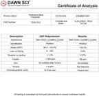 DAWNSCI Azul de Metileno 1% 30 mL - Paquete de 2 Goteros de Vidrio - Grado USP, Sin Formaldehído