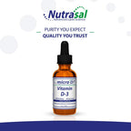Nutrasal Micro D3 Gotas de Vitamina D3 - Alta Concentración 2 Millones UI - 30 ml