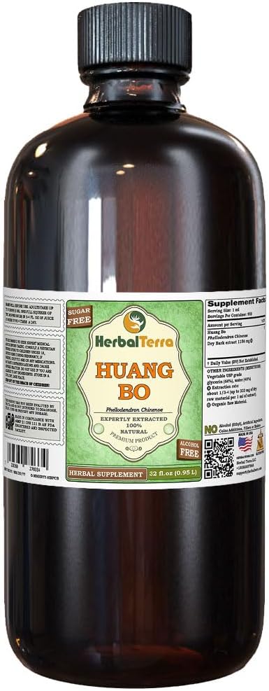 Extracto de Huang Bo (Phellodendron Chinense) Glicerita sin Alcohol - 950 ml (32 fl oz)
