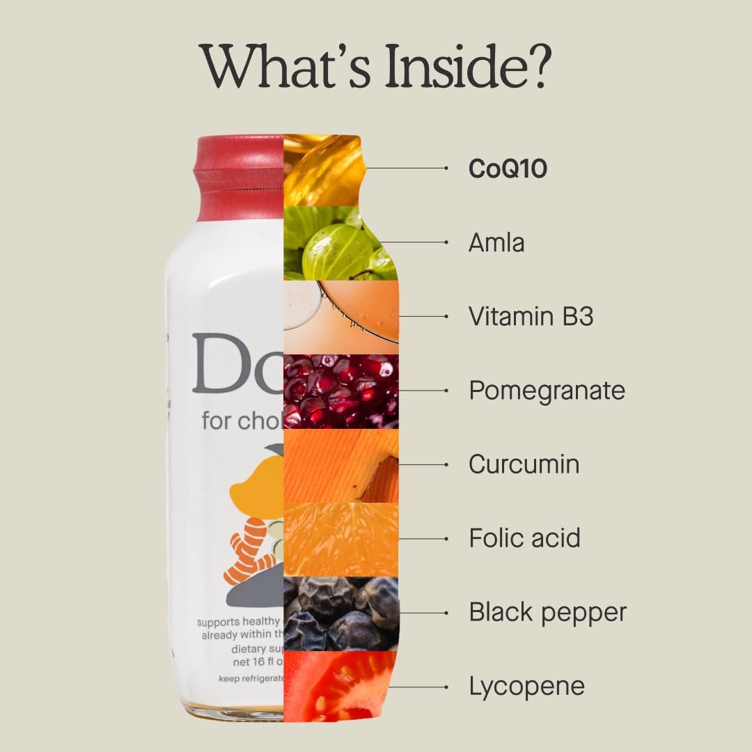 DOSE for Cholesterol Suplemento para el Colesterol, 3 Botellas (473ml)