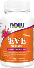 NOW Foods Eve Multivitamínico y Minerales para Mujeres - 120 Cápsulas Vegetarianas