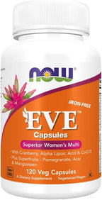 NOW Foods Eve Multivitamínico y Minerales para Mujeres - 120 Cápsulas Vegetarianas