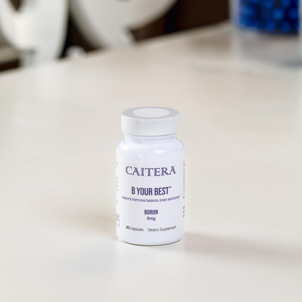 Caitera B Your Best Boron Glycinate - Suplemento de Boro Glicinato, 60 Cápsulas Veganas
