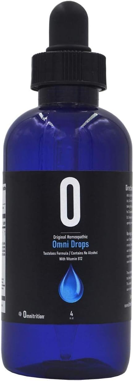 Omni Drops Diet Drops with Vitamin B12 - 118 ml with Program Guide