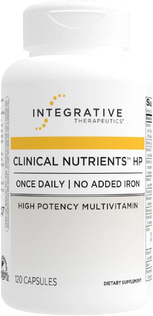 Integrative Therapeutics Clinical Nutrients HP - Multivitamínico diario con antioxidantes - Sin hierro - 60 comprimidos