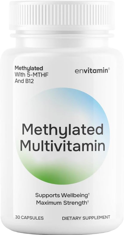 envitamin Complejo Multivitamínico Metilado – Apoyo energético : Las vitaminas del grupo B, incluyendo la B12 – Image 1