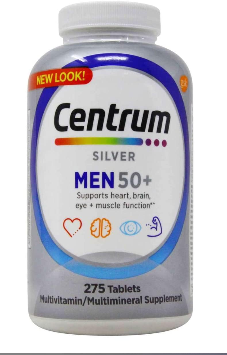 Centrum Hombre 50+ Multivitamínico en Comprimidos 275 unidades