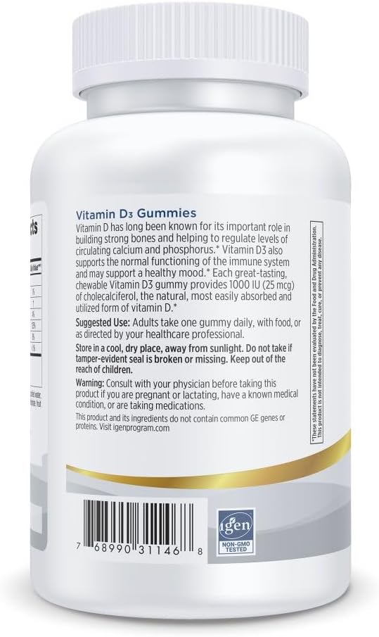 Nordic Naturals Pro Vitamin D3 Gummies, Wild Berry - 120 Gummies