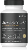 Shaklee - Chewable Vita-C 250mg - Apoyo Celular y Refuerzo Inmunitario - Comprimidos Masticables Sabor Limón - 60 Comprimidos