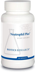 BIOTICS RESEARCH Neutrophil Plus - Apoyo Inmunológico, Maitake, Agracejo, Actividad Antioxidante, 90 Cápsulas