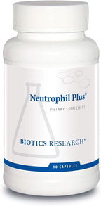 BIOTICS RESEARCH Neutrophil Plus - Apoyo Inmunológico, Maitake, Agracejo, Actividad Antioxidante, 90 Cápsulas