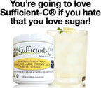 Sufficient-C 4.000 mg Vitamina C de alta dosis, mezcla para bebida de limón y melocotón 250 g
