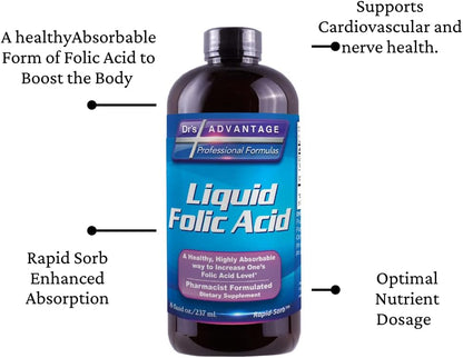 Ácido Fólico Líquido 800 mcg, 237 ml – Presentación: La versión líquida puede ser preferible para quienes tienen – Image 8