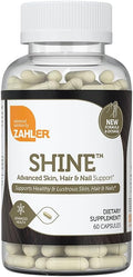 Zahler Shine – Suplemento para Cabello, Piel y Uñas con Biotina, Keratina y Ácido Hialurónico (60 Cápsulas)