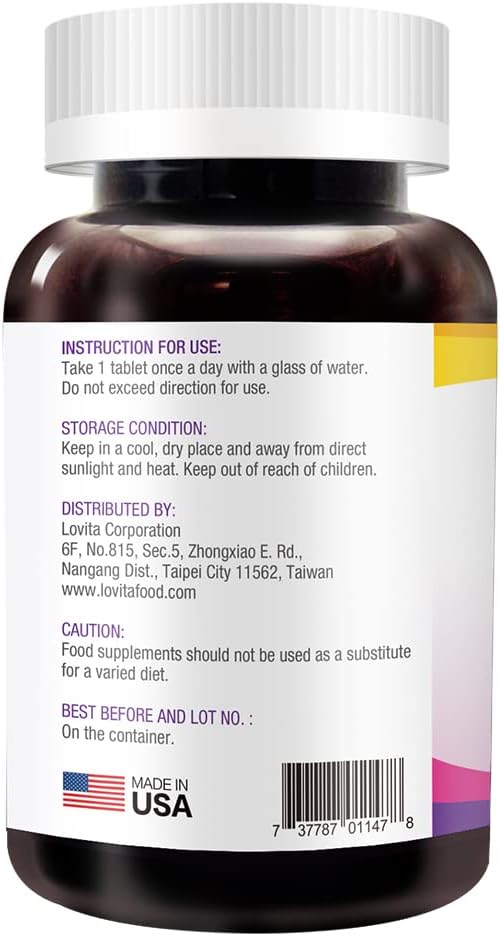 LOVITA Biotina 11000mcg - 384 Comprimidos Veganos de Disolución Rápida