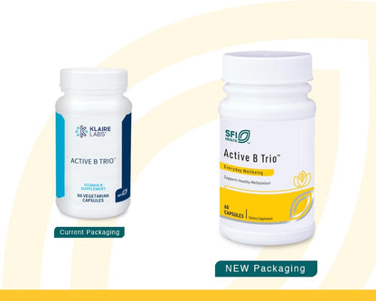 Active B Trio - Complejo de Vitaminas B Metiladas con B6, B12 y Folato (60 Cápsulas) – Image 2