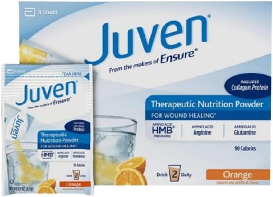 Juven Orange - Suplemento nutricional en polvo, 30 sobres