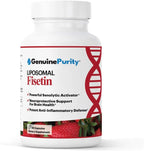 GenuinePurity Liposomal Fisetin 150mg — 60 Cápsulas Veganas para la Salud Celular, Defensa Antioxidante y Bienestar Cognitivo