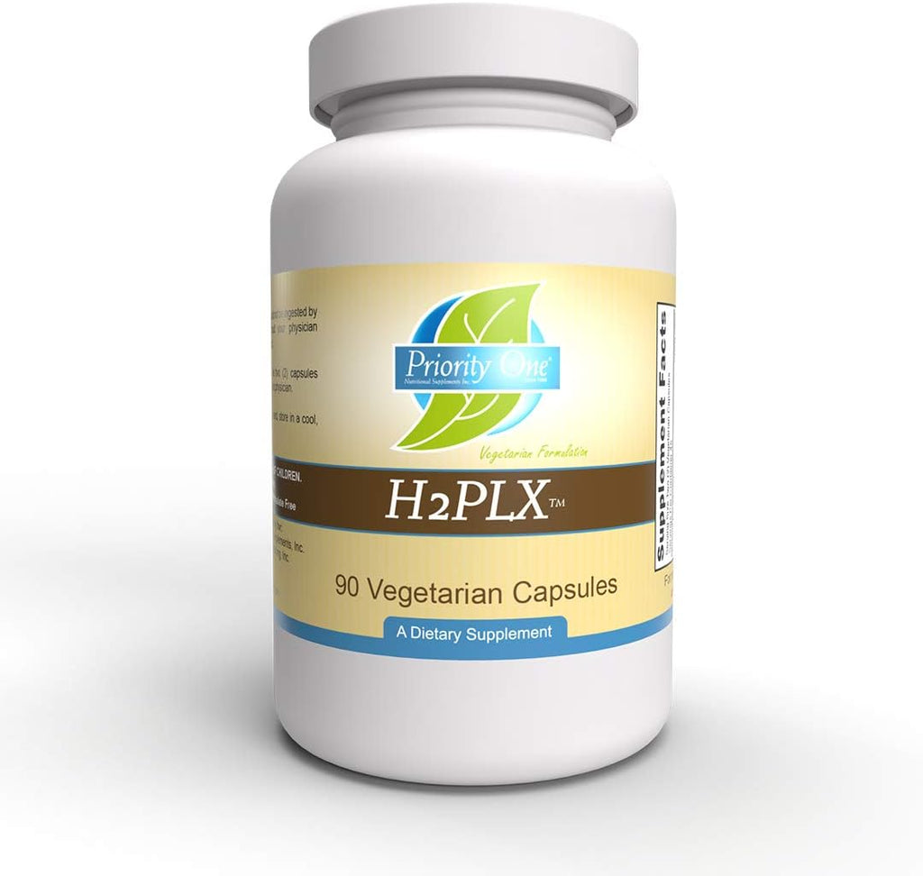 Priority One Vitamins H2PLX – Fórmula especializada de apoyo inmunológico con litio y extracto de melisa, 90 cápsulas vegetarianas