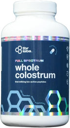 Pure Bovine Colostrum 180 Cápsulas - Sin Antibióticos ni Hormonas - De Origen Estadounidense - 100% Natural - Primer Ordeño
