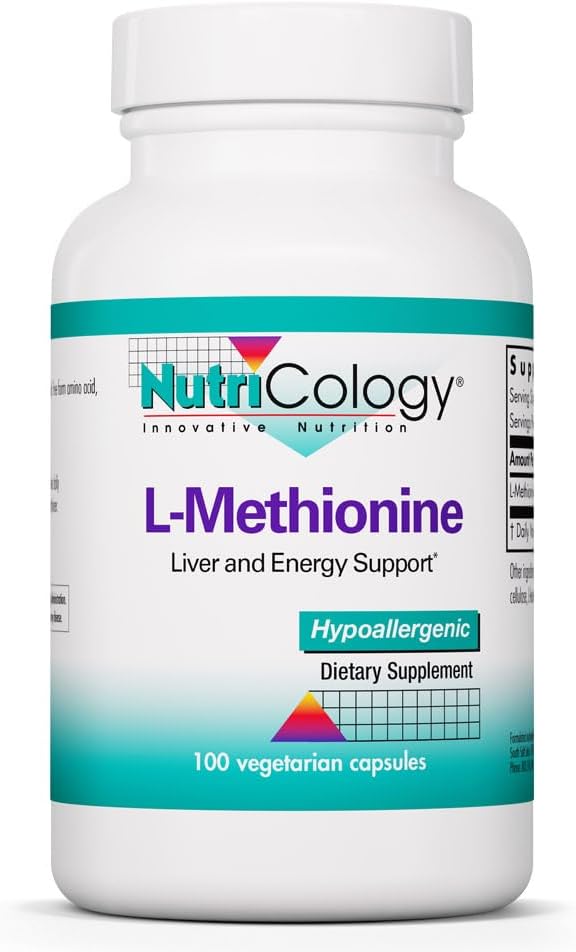 Allergy Research Group NutriCology L-Metionina - 100 Cápsulas