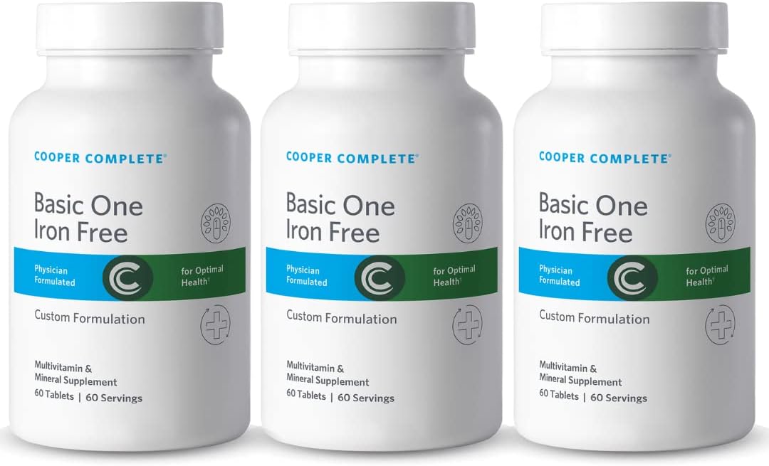 Cooper Complete Basic One Multivitamínico sin Hierro 60 Comprimidos (Pack de 3)