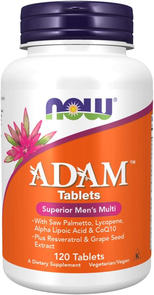 Now Foods Adam Multivitamínico para Hombres - 120 Comprimidos